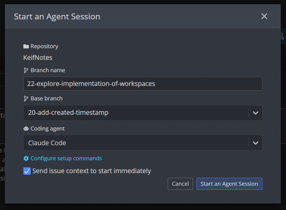 Session Options