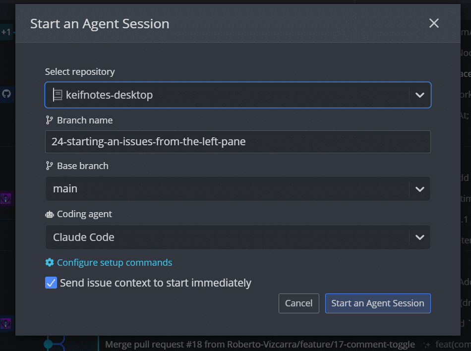 Session Options