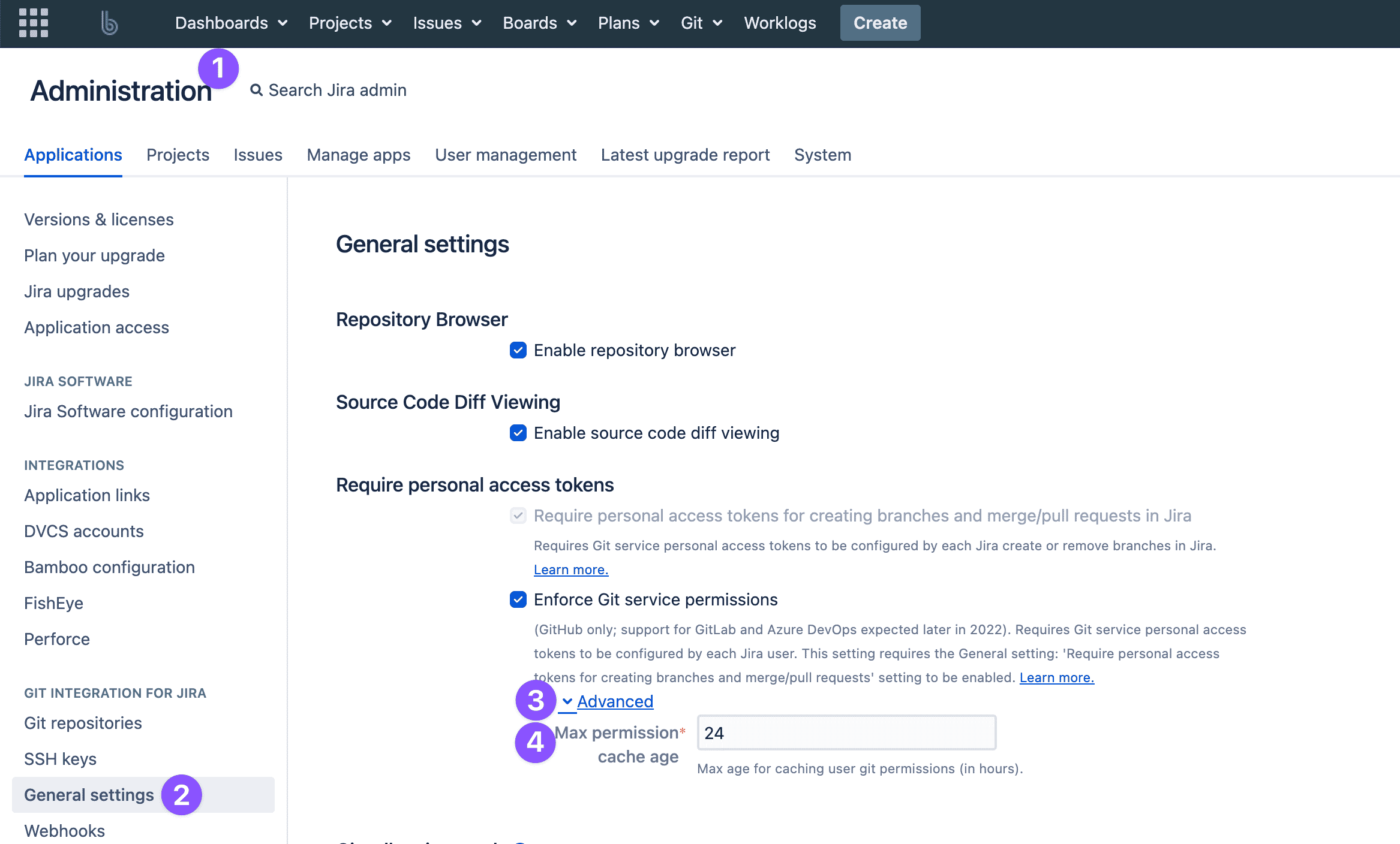 Permissions in NFS web projects