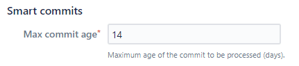 General Settings smart commits max age