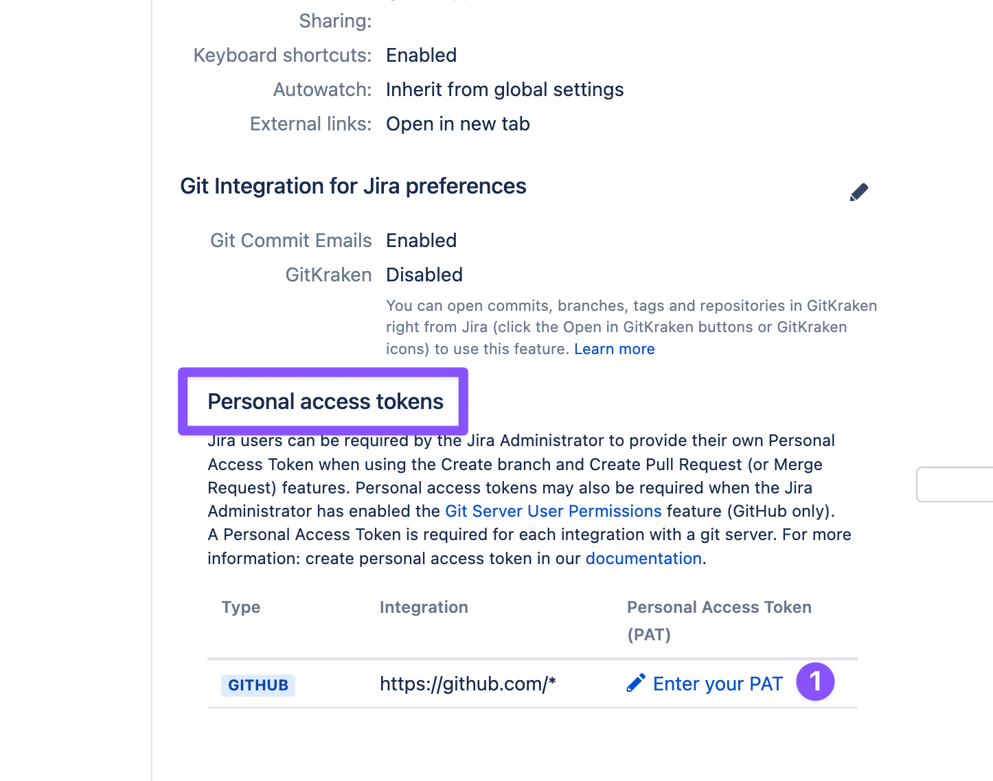 Enforced Git Permissions For Users Git Integration For Jira Self Managed