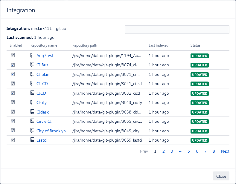 research repository jira