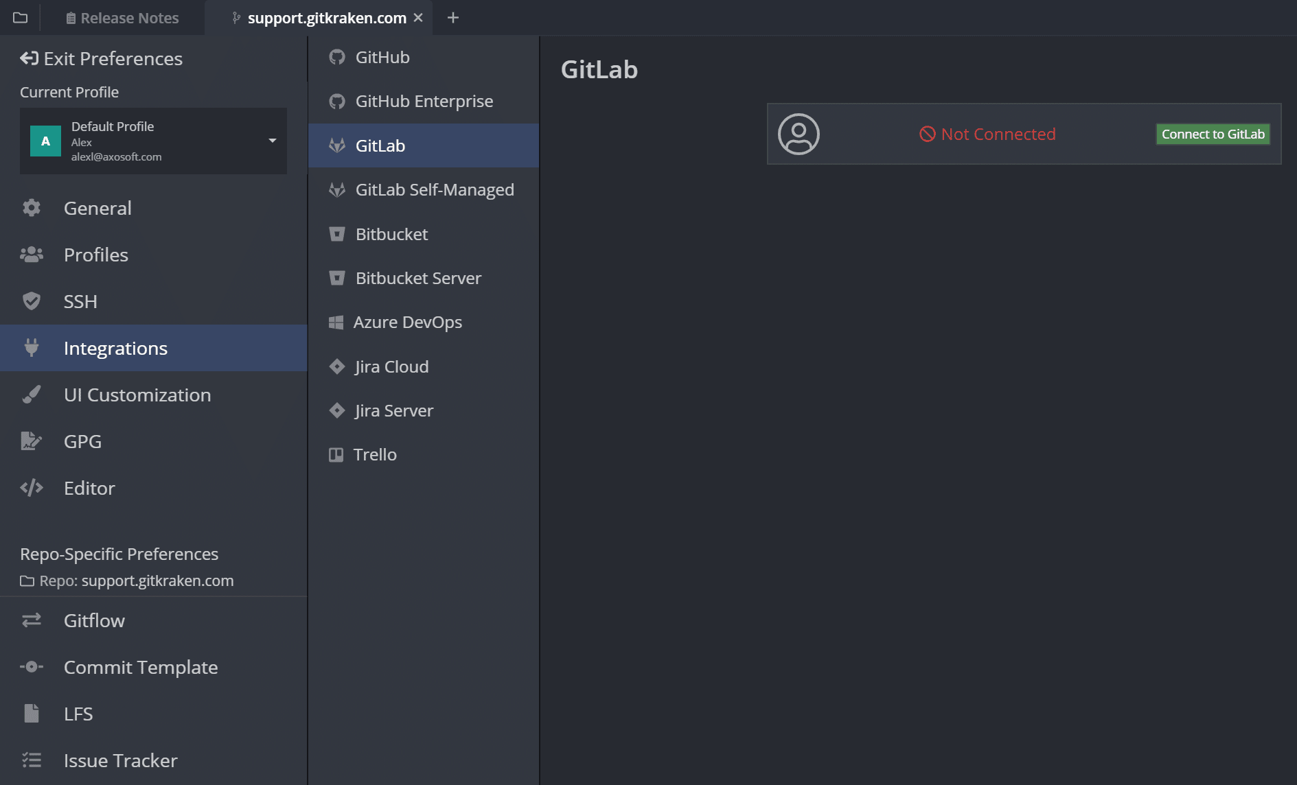 GitLab Integration | GitKraken Client