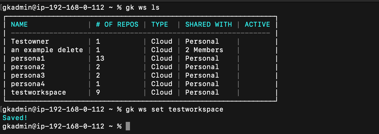 Setting a GitKraken workspace via CLI