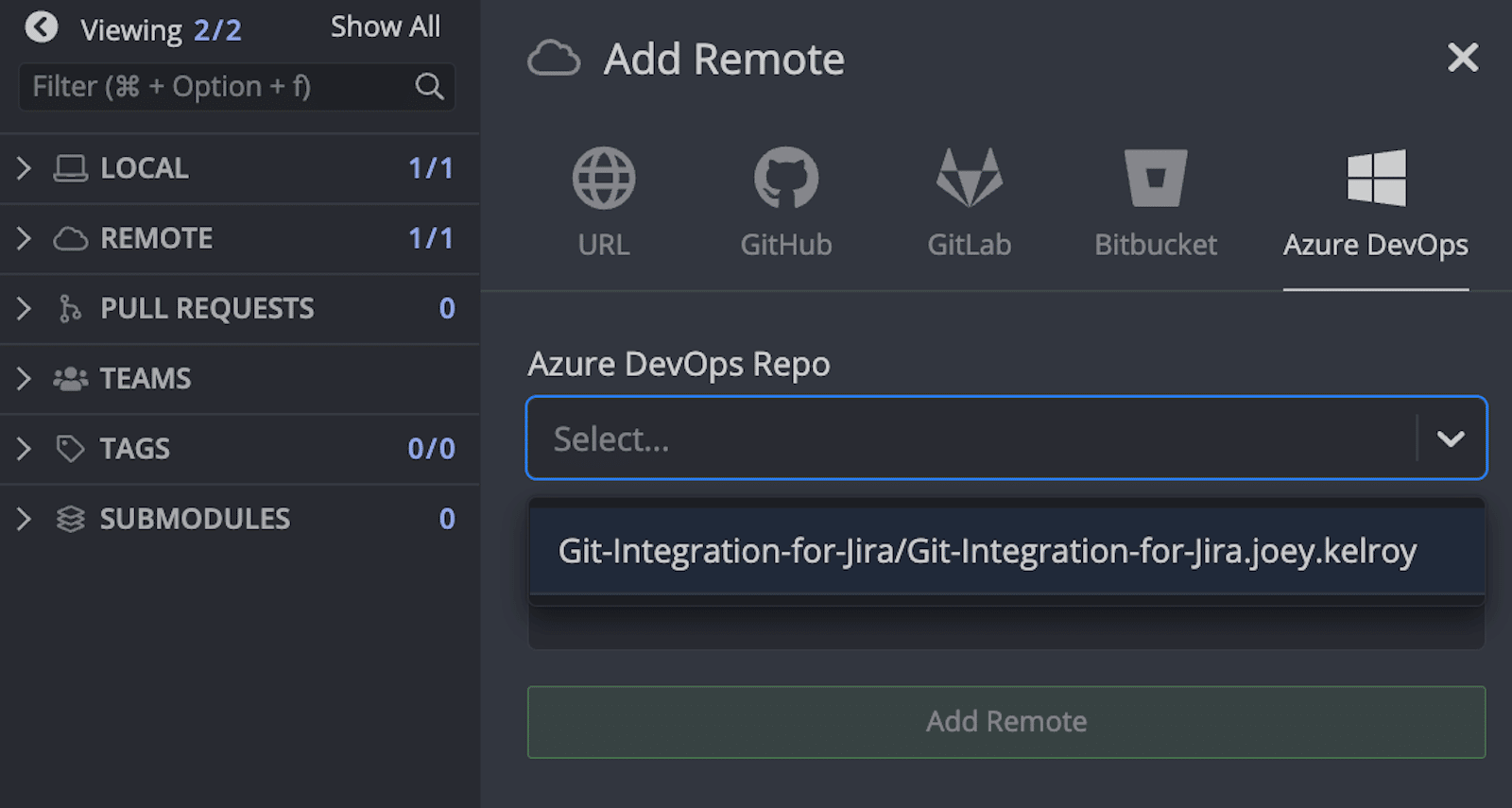 GitKraken Desktop Azure DevOps Integration | Connect Azure DevOps