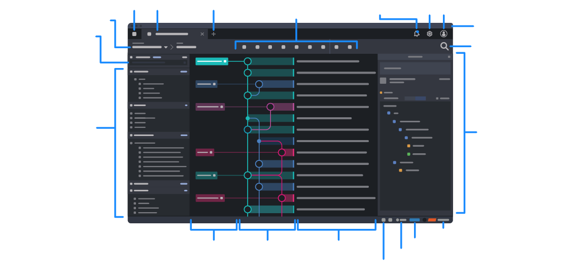 GitKraken Client Interface | Learn the Layout