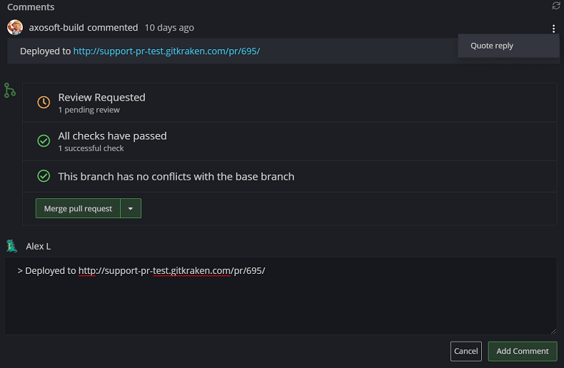 Git Checkout Quotes GitKraken Desktop GitHub Integration