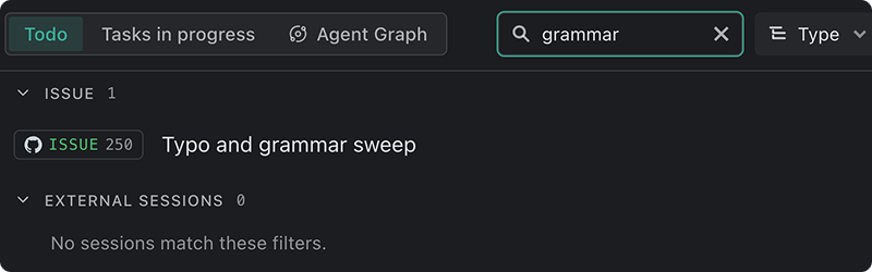 The search box above Kepler's list, with a clear button